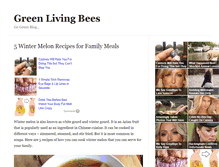 Tablet Screenshot of greenlivingbees.com